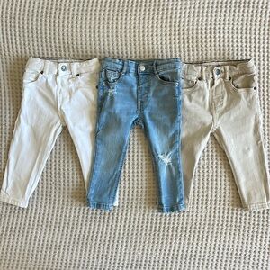 Bundle of Zara jeans size 9-12